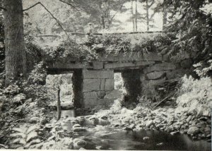 1906 Stone Bridge Goffstown, New Hampshire, NH Posted Antique Postcard