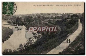 Saint Amand - View from the Rock Train - Old Postcard