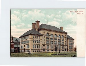 Postcard High School York Pennsylvania USA