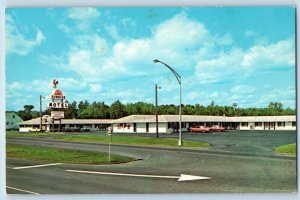 Duluth Minnesota Postcard Sunrise Motel Highways Downtown Exterior Building 1960