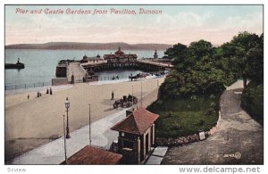 DUNOON (Scotland), UK, PU-1908; Pier And Castle Gardens From Pavilion