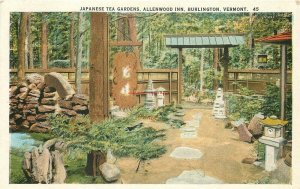 VT, Burlington, Vermont, Allenwood Inn, Japanese Tea Garden, Tichnor No. 96050