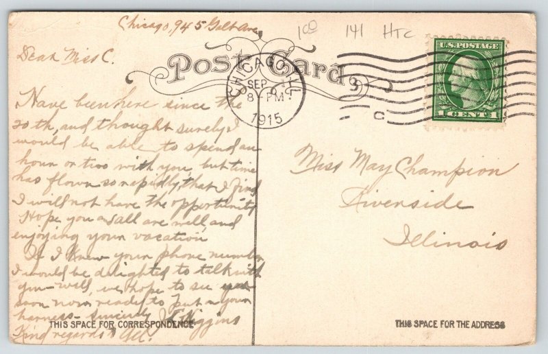 Milwaukee Wisconsin~Whitefish Bay Resort Pavilion~c1910 Postcard