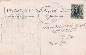 FORT MORGAN COLORADO~COURT HOUSE ~1909 POSTCARD