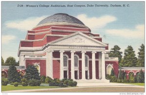 Woman's College Auditorium, East Campus, Duke University, DURHAM, North Carol...