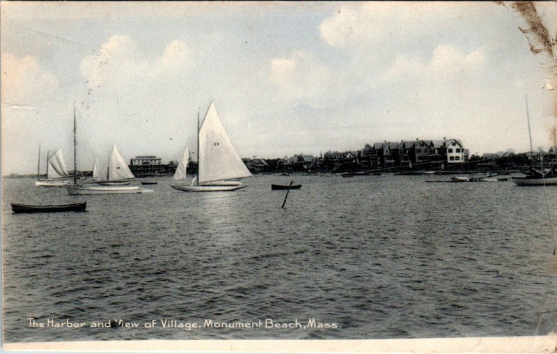 Harbor and View of Village,Monument Beach,MA