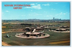 c1960 Newark International Airport Plane Newark Essex County New Jersey Postcard