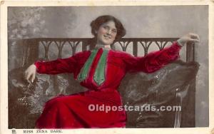 Miss Zena Dare Theater Actor / Actress 1907 