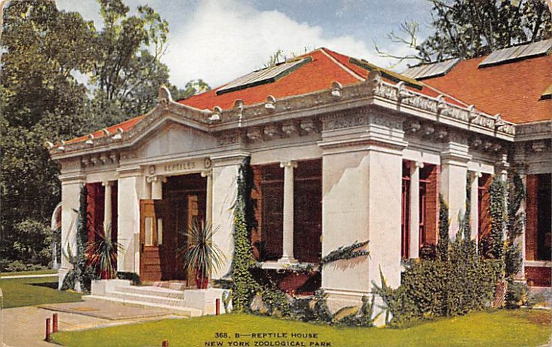 Reptile House New York Zoological Park Zoo Unused 