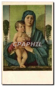 Old Postcard Madonna Degli Alberetti Bellini