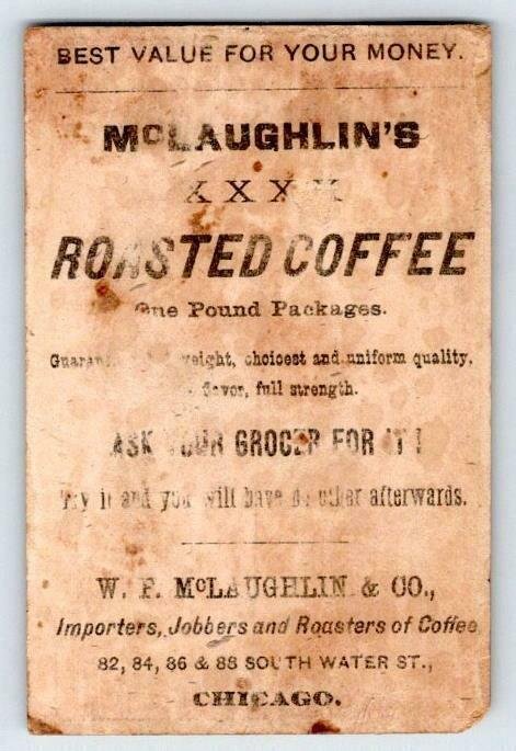 McLAUGHLIN'S XXX ROASTED COFFEE*REMARKABLE FINE COFFEE MOTHER*COUPLE EATING