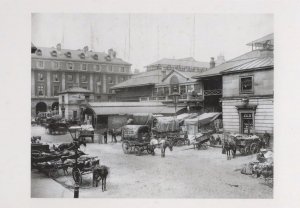 Fruit & Vegetable Market in Victorian Covent Garden Photo Postcard