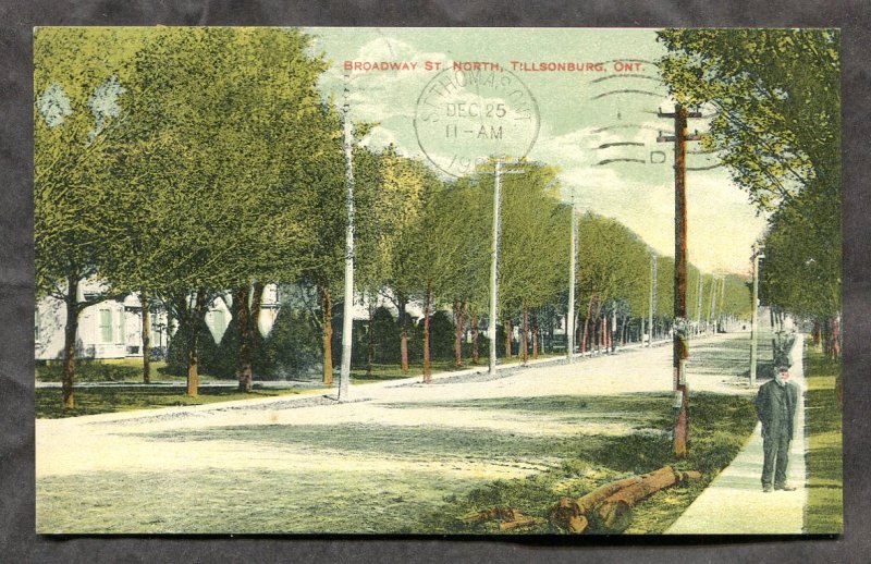 dc196 - TILLSONBURG Ontario 1908 Broadway Street North