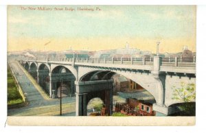 PA - Harrisburg. The New Mulberry Street Bridge ca 1909