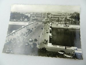 Vintage Postcard Pont et place de la Concorde Paris ET SES Merveilles France Guy