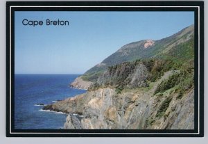 Rugged View Of Cape Breton's Coastline, Nova Scotia, Chrome Postcard #1