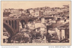 Algeria Constantine Vue vers le Quartier des Tanneurs et le Coudiat