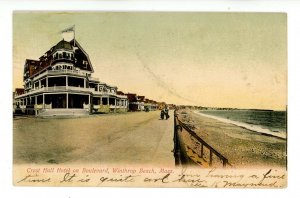 MA - Winthrop Beach. Crest Hall Hotel on the Boulevard