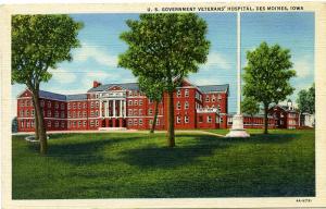 U. S. Government Veterans' Hospital - Des Moines, Iowa - Linen