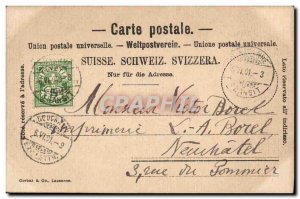 Old Postcard Lausanne Switzerland Cite Bear