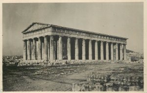 Greece Athens temple 1938 photo postcard