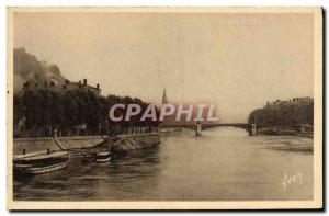 Old Postcard Lyon View Saone