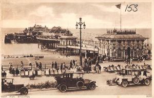 uk28681 west pier brighton real photo uk car oldtimers