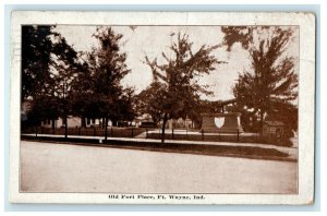 1910 Old Fort Place, Fort Wayne Indiana IN Posted Antique Postcard