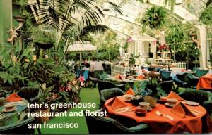 California San Francisco Lehr's Greenhouse Restaurant & Florist At Cante...