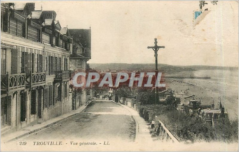 Old Postcard Trouville General view