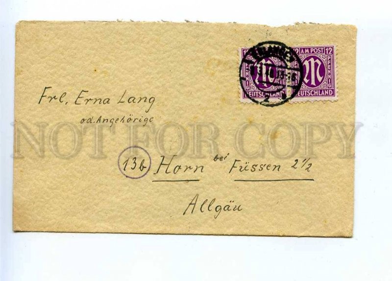 196193 GERMANY ALLIED OCCUPATION ZONE 1946 year RP cover