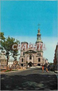 Postcard Modern Quebec Whether Notre Dame Basilica