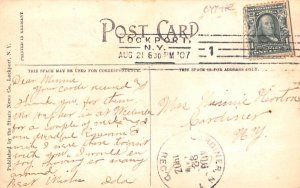Bathing Scene Olcott Beach, New York Postcard