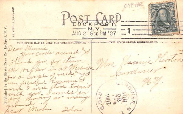 Bathing Scene Olcott Beach, New York Postcard