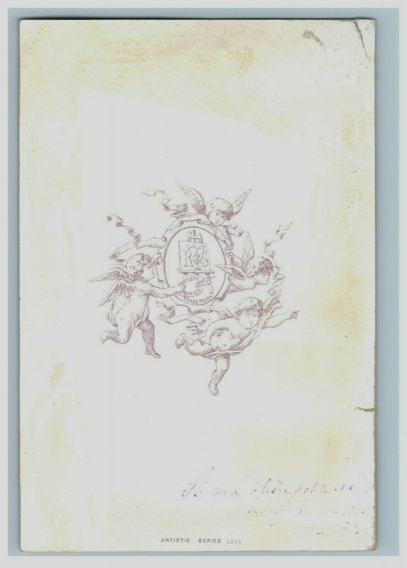 1880s-90s Raphael Tuck Birthday Wish Card Poem Samuel K Cowen P216