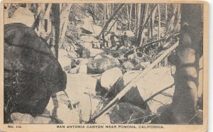 G69/ Pomona California Postcard 1907 San Antonia Canyon People
