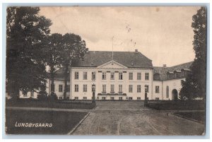 Vordingborg Denmark Postcard Lundbygård Manor House c1910 Posted Antique