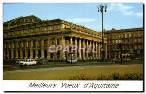 Modern Postcard Best Wishes D & # 39Aquitaine Bordeaux