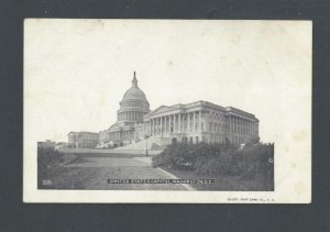 Post Card Ca 1902 Washington DC Capitol Bldg Antique  Photoview UDB