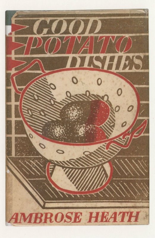 Good Potato Dishes Ambrose Heath 1945 Recipe Book Postcard