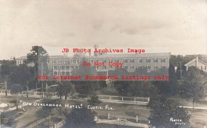 FL, Eustis, Florida, RPPC, Ocklawaha Hotel, Exterior Scene, Porter Photo