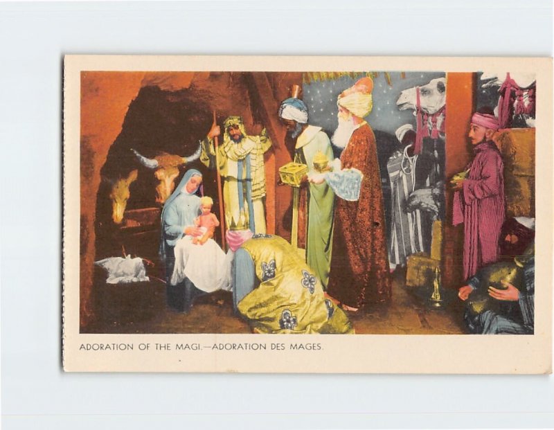 Postcard Adoration Of The Magi