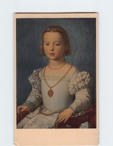 Postcard Donna Maria De' Medici By Bronzino, Galleria Uffizi, Florence, Italy