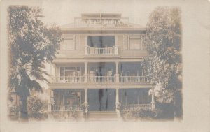 RPPC HOTEL JULIAN MAINE CHICAGO ILLINOIS ? REAL PHOTO POSTCARD (c. 1905)