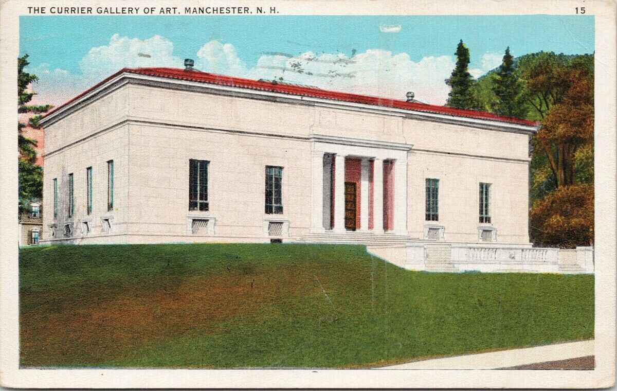 Currier Gallery of Art Manchester NH New Hampshire c1934 Eluto Bros