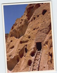 Postcard  Cave Kiva Bandelier National Monument New Mexico USA