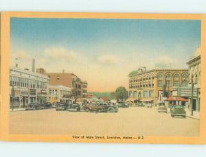 Unused Linen STREET SCENE Lewiston Maine ME hs3196@