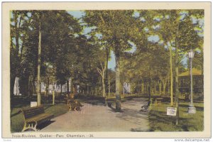 TROIS RIVIERES, Quebec, Canada, 1900-1910's; Parc Chamolain