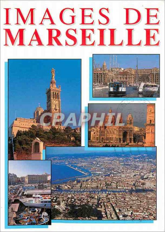 Postcard Modern Provence Marseille