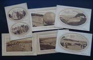 Dorset 6 x SWANAGE & STUDLAND c1905 Postcard by J. Welch & Sons